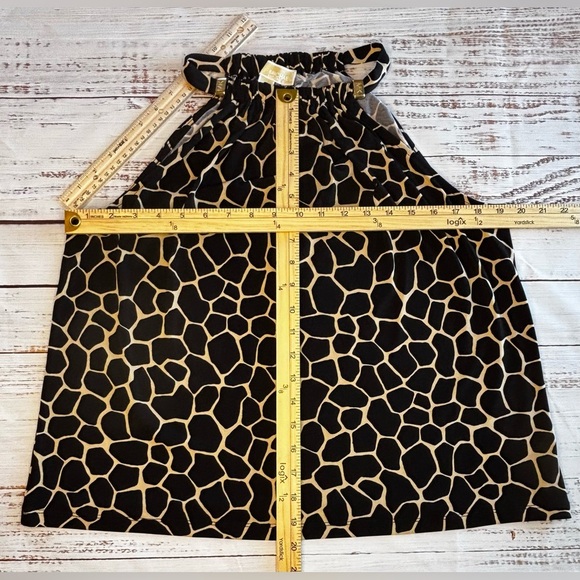 Michael Kors Animal Print Halter Top - Picture 2 of 12